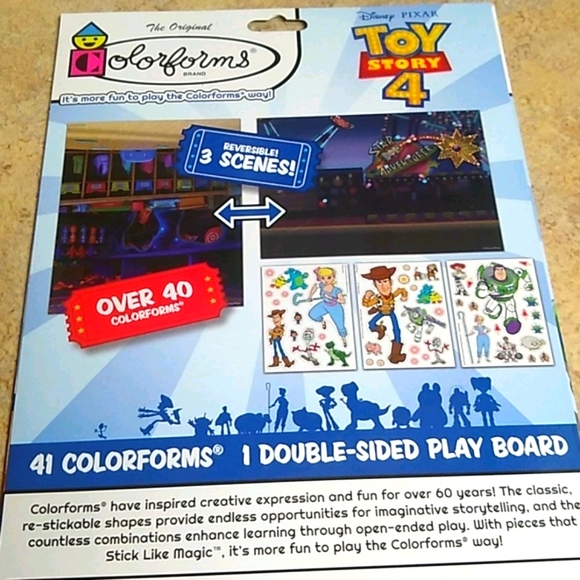Toy Story 4 Colorforms Sticker Story Adventure Set - Picture 5 of 5